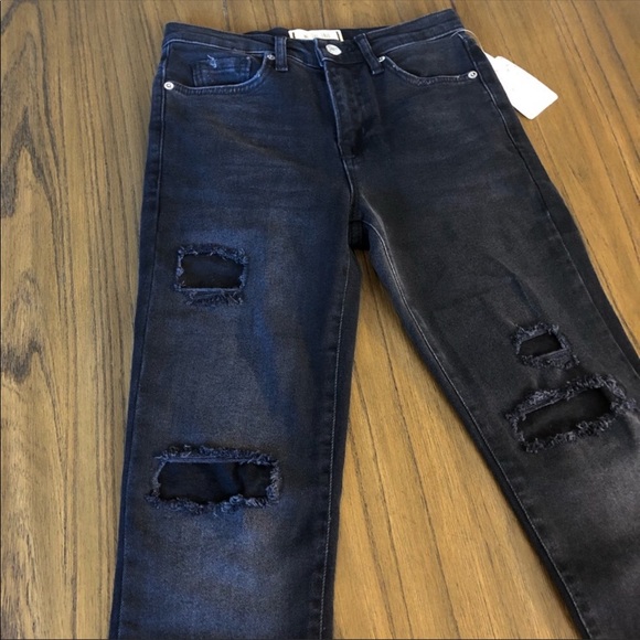 We The Free black distressed skinny jeans - Picture 3 of 8